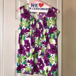 Sleeveless Kasper Blouse